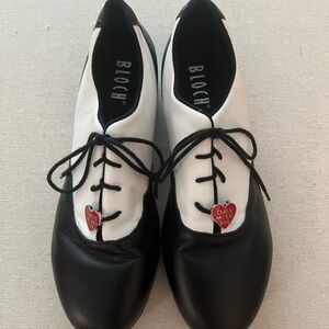 Tap Shoes Bloch Two-Tone Black and White